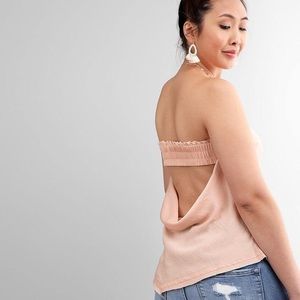 Free people strapless top!